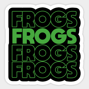 FROGS Sticker